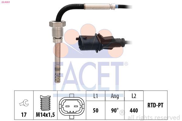 Egzoz Sıcaklık Sensörü  Fiat Ducato Kamyonet 30 (290)(04.2014->)  NGK 96243