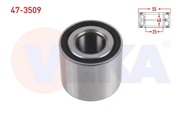 Teker Rulmanı Arka Sağ veya Sol Renault Scenic II (06.2003->)  VEKA 47-3509