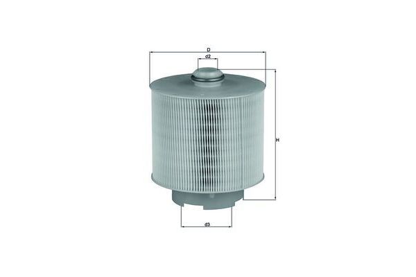 Hava Filtresi  Audi A6 Avant (4F5)(03.2005->)  MAHLE LX 1006/1D