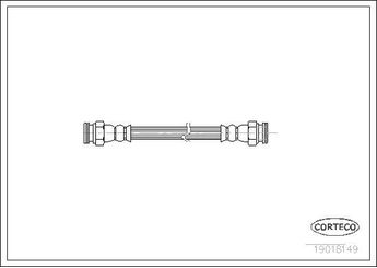Fren Hortumu Ön Sağ veya Sol CORTECO 19018149  7603330