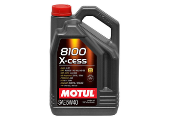 Motor Yağı Tam Sentetik 8100 X-Cess (4 Lt) 5W40  MOTUL 104256  