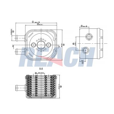 Motor Yağ Soğutucu  Skoda Octavia Combi (1U5)(1998->)  MGA 63106