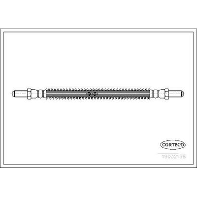 Fren Hortumu Ön Sağ veya Sol CORTECO 19032168