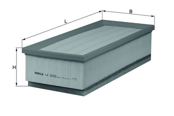 Hava Filtresi  Toyota Proace (X3)(2013->)  MAHLE LX 2022