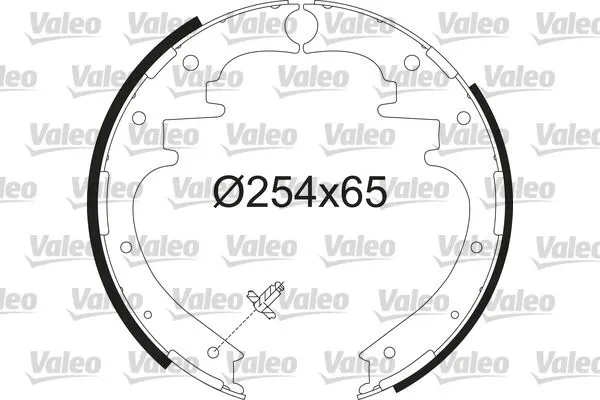 Fren Pabuçlu Balata Arka VALEO 564236