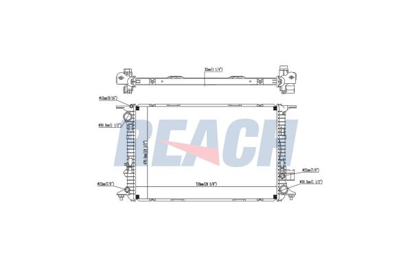 Su Radyatörü  Audi A8 (4H2/4H8)(11.2009->)  MAHLE CR 186 000S