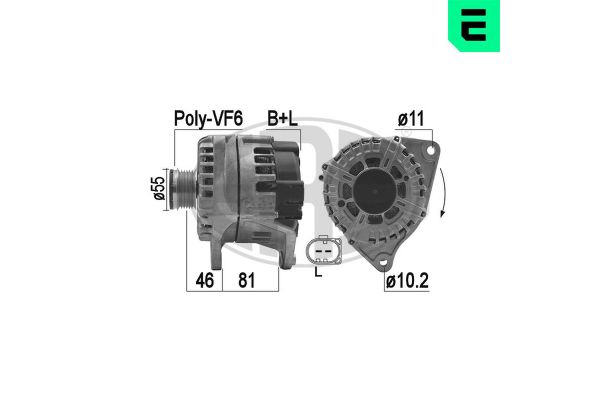 Alternatör  Fiat Ducato Luxusbus Panorama 35 (290)(06.2015->)  ERA 209268