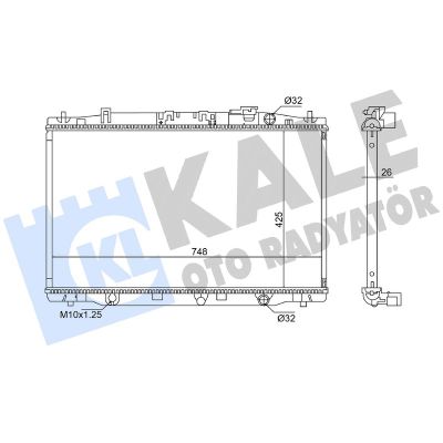 Su Radyatörü  Honda CR-V (RE)(06.2013->)  KALE 363745
