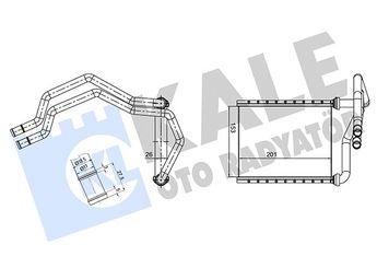 Kalorifer Radyatörü  KALE 360870  8710733120