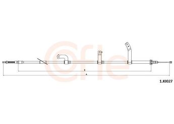 El Fren Teli Arka Sağ veya Sol OTOZONE TEL8104  59760G4300 59760-G4300