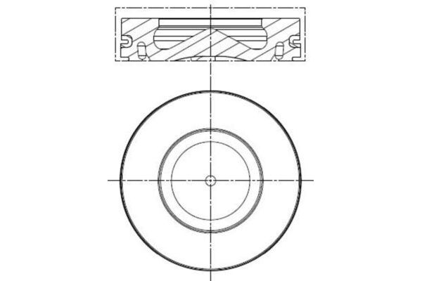 Piston (84.00MM-STD)   BMW 1 Serisi Coupe (E82)(2007->)  MAHLE 081 PI 00100 000