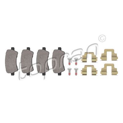 Fren Disk Balata Arka Ford S-MAX (CA1)(2006->)  TOPRAN 304 763