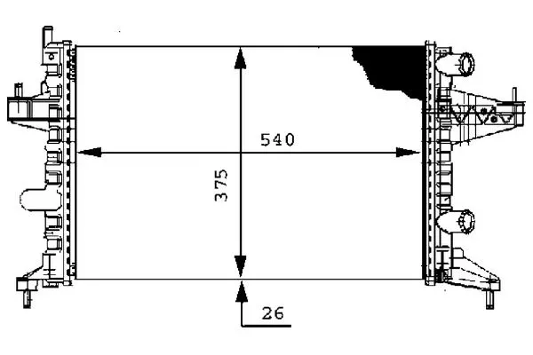 Su Radyatörü  MAHLE CR 388 000S