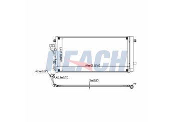 Klima Radyatörü  MANDO HC976063K780  976063K780 97606-3K780