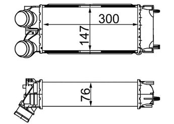 Turbo Radyatörü  MAHLE CI 367 000S  384L4 0384.L4 0384L4
