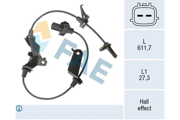 Abs Sensörü Ön Sol Honda Accord Tourer (CW)(09.2008->)  MAHER 12357