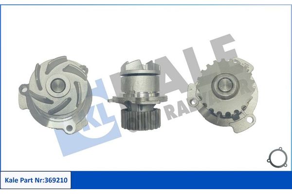 Devirdaim Su Pompası  Lada Kalina (1117/1118/1119)(09.2006->)  KALE 369210