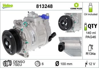 Klima Kompresörü  VALEO 813248  7E0820803 7E0820803A 7E0820803F 7E0820803G 7E0820803N