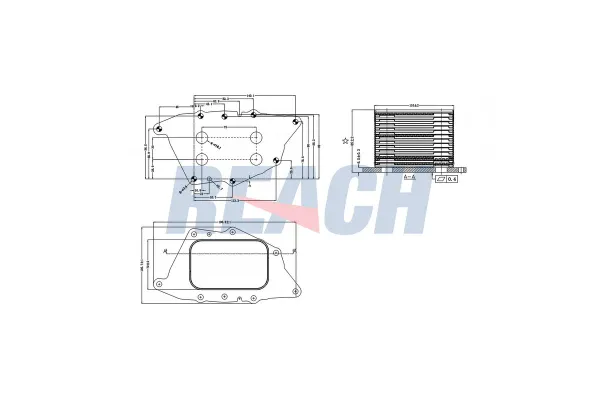 Motor Yağ Soğutucu  MINI Mini 5-kapı (F55)(2014->)  BROM BM5095