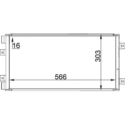 Klima Radyatörü  Fiat Punto (188) 3/5 Kapı (02.2002->)  MAHLE AC 320 000S