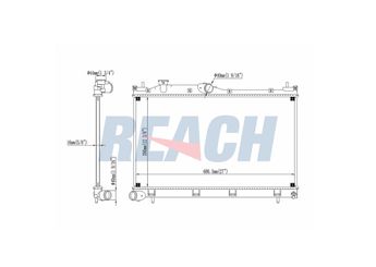 Su Radyatörü  RADISEN RR 622073  45111SJ000 RR622073