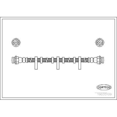 Fren Hortumu Arka Sağ veya Sol CAVO C900 532A