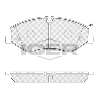 Fren Disk Balata Ön RECOVER 74457