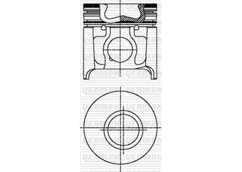 Piston (94.40MM-STD)  YENMAK 31-03690-000  628P7 2992044 299 2044 2996138 4845483 500340853 6609002 99477111 99482120