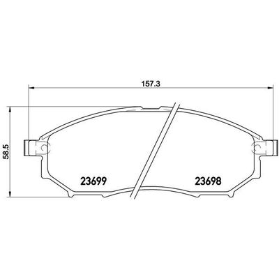 Fren Disk Balata Ön BREMBO P 56 094