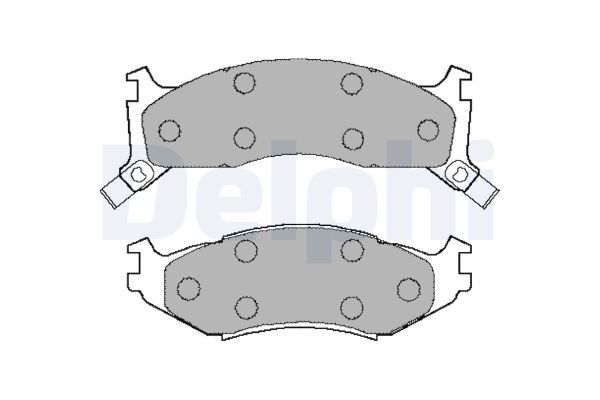 Fren Disk Balata Ön Chrysler Voyager (ES)(1987->)  DELPHI LP892