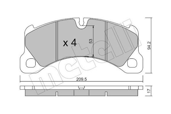 Fren Disk Balata Ön Porsche Macan (Typ 95BA)(11.2013->)  VALEO 670539