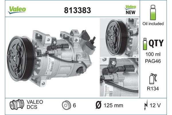 Klima Kompresörü  VALEO 813383