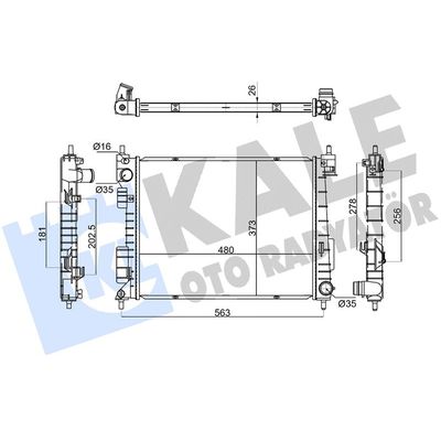 Su Radyatörü  KALE 363920