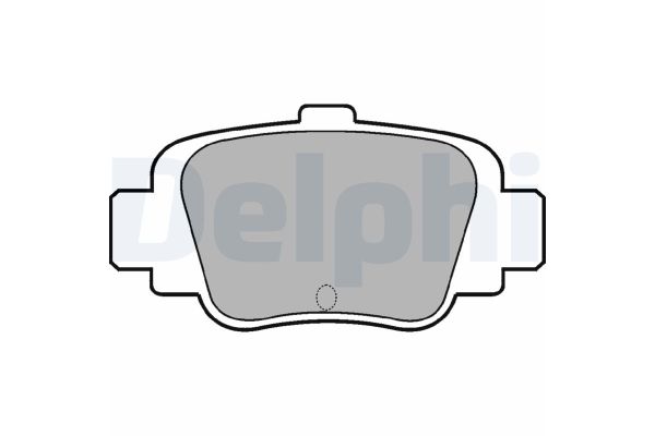 Fren Disk Balata Arka Nissan Micra (K11)(08.1992->)  DELPHI LP780