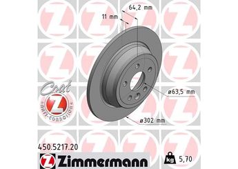 Fren Disk Ayna Arka Sağ ve Sol ZIMMERMANN 450.5217.20  LR039935
