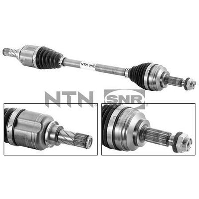 Aks Komple Ön Sol Renault Clio IV (2012->)  SNR DK55.050