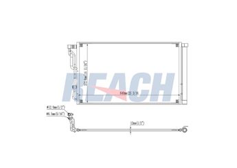 Klima Radyatörü  MOBIS 97606AA000  97606-AA000