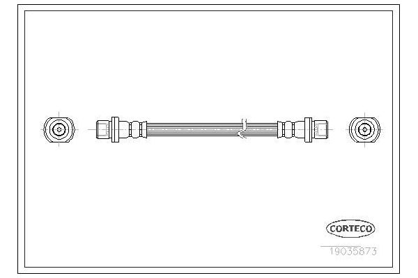 Fren Hortumu Arka Sağ OSSCA BRSFH14008