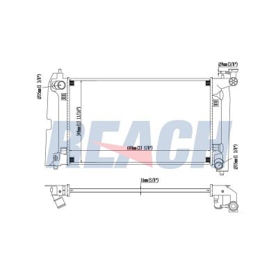Su Radyatörü  Toyota Corolla Verso (R1)(2004->)  VALEO 735348