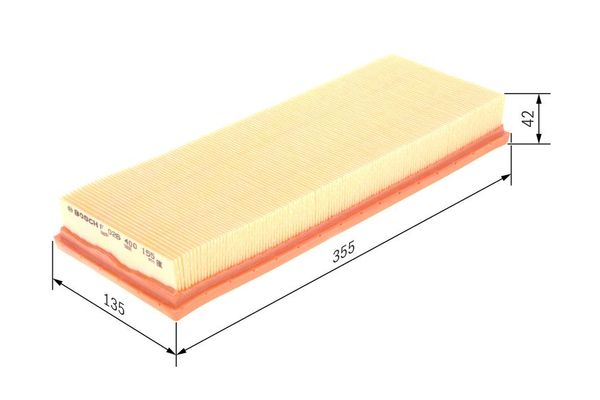 Hava Filtresi  Mercedes G -Serisi Station (BM 463)(01.1990->)  BOSCH F 026 400 155