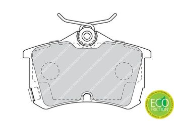 Fren Disk Balata Arka FERODO FDB1506  43022S1AE50 43022S1AE02 43022S1AE03 43022-S1A-E50 43022SEAE01 43022SEAE10 43022-SEA-E10