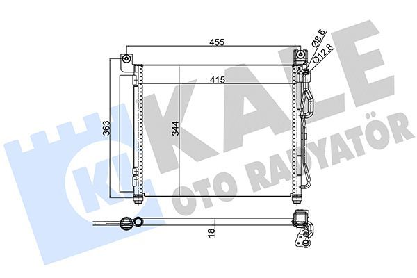 Klima Radyatörü  KALE 391500