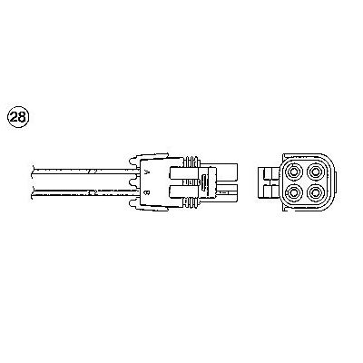Oksijen (Lambda) Sensörü  Renault Espace /Grand Espace (JE0)(12.1996->)  NGK 0178