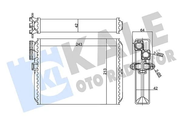 Kalorifer Radyatörü  KALE 346430