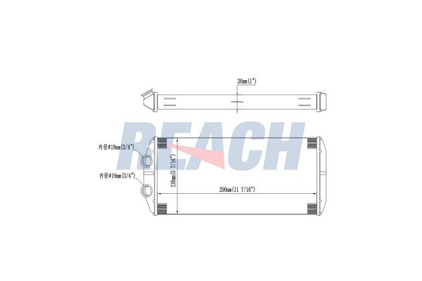 Kalorifer Radyatörü  DENSO DRR07005