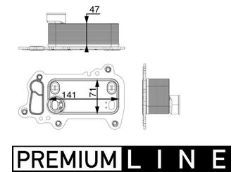 Motor Yağ Soğutucu  MAHLE CLC 79 000P  11427802113 7802113 7 802 113
