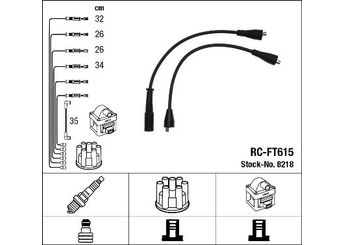 Buji Kablosu  NGK 8218  