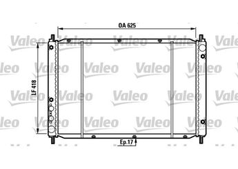 Su Radyatörü  VALEO 730970  19010PN7760 19010-PN7-760 19010PN7761 19010-PN7-761 19010PN7762 19010-PN7-762 ADL3661 GRD138 PCC10087