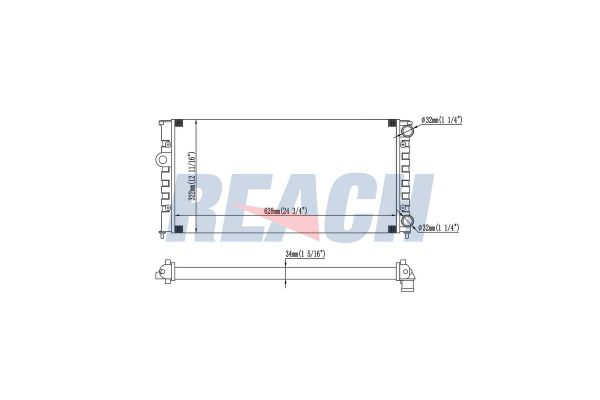 Su Radyatörü  Volkswagen Golf III Variant (1H5)(08.1993->1999)  DEGRA 17118666811