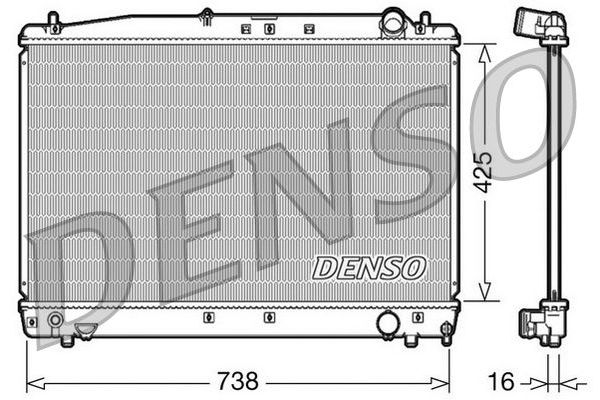 Su Radyatörü  DENSO DRM50033